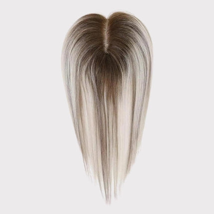 Toupet femme cheveux naturels raide à clip