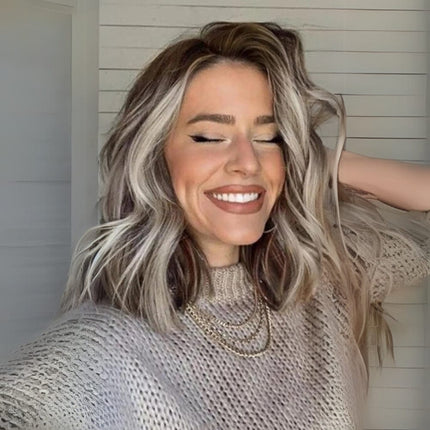 Toupet femme cheveux naturels raide à clip