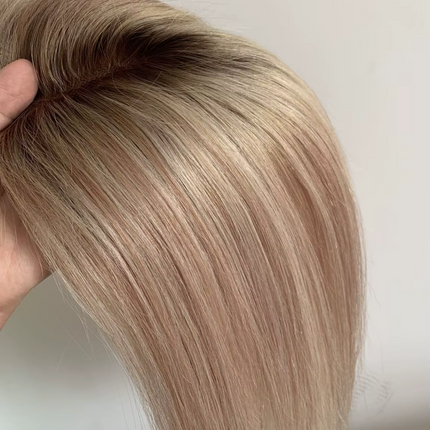Image montrant un postiche cheveux naturel pour volume
