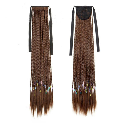 Extension cheveux tresse longue synthétique