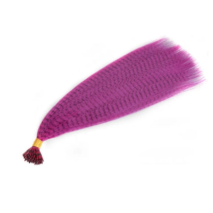 Extensions de cheveux plumes synthétiques colorées