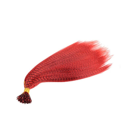 Extensions de cheveux plumes synthétiques colorées