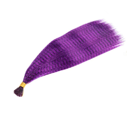 Extensions de cheveux plumes synthétiques colorées