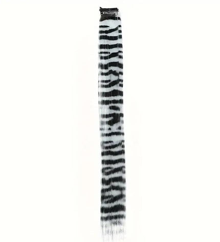 Extensions de cheveux synthétiques à clip colorées