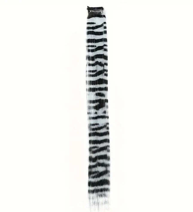 Extensions de cheveux synthétiques à clip colorées
