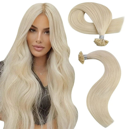 Extensions kératine (U-type) cheveux longs naturels