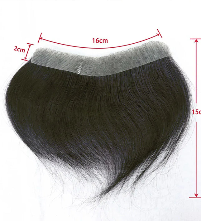 Frontal capillaire pour homme brun foncé