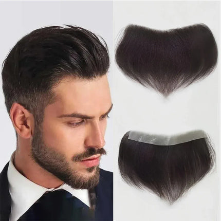 Frontal capillaire pour homme brun foncé