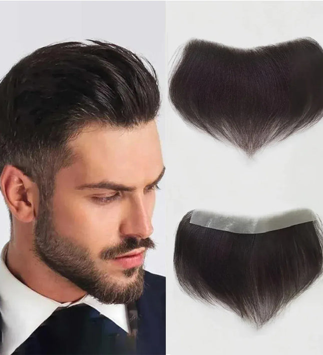 Frontal capillaire pour homme brun foncé