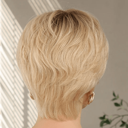 Perruque femme courte cheveux naturels à frange