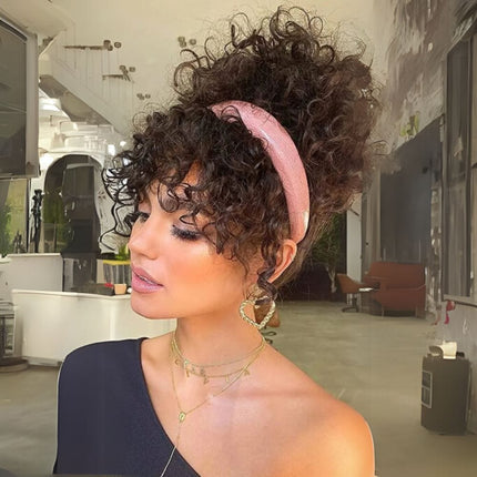 Postiche chignon curly synthétique à clip