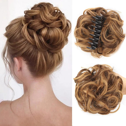 Postiche chignon pince à griffes synthétique