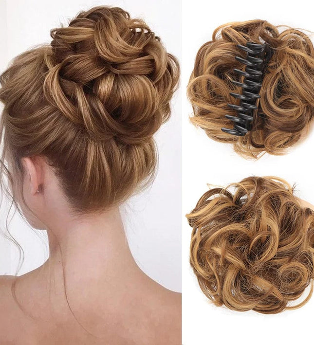 Postiche chignon pince à griffes synthétique