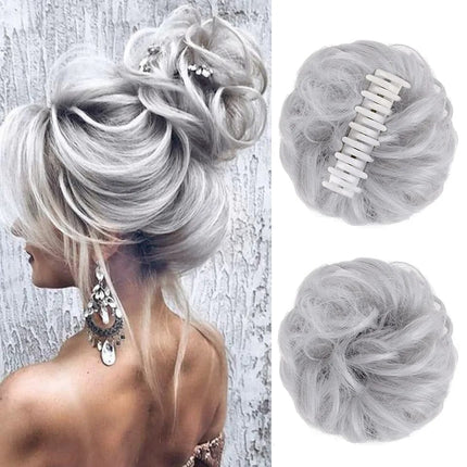 Postiche chignon pince à griffes synthétique