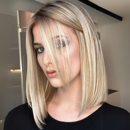 Postiche femme blond ombré cheveux naturels à clips