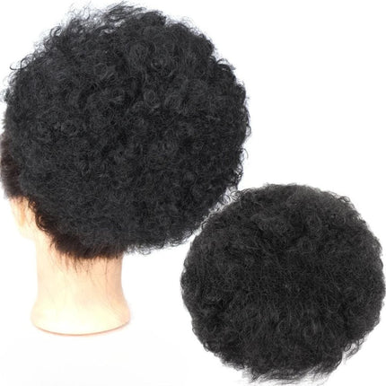 Postiche afro synthétique pour femme au style bouclé volumineux et tendance