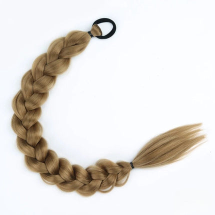 Postiche longue synthétique tresse africaine couleur blonde clair pour un look tendance