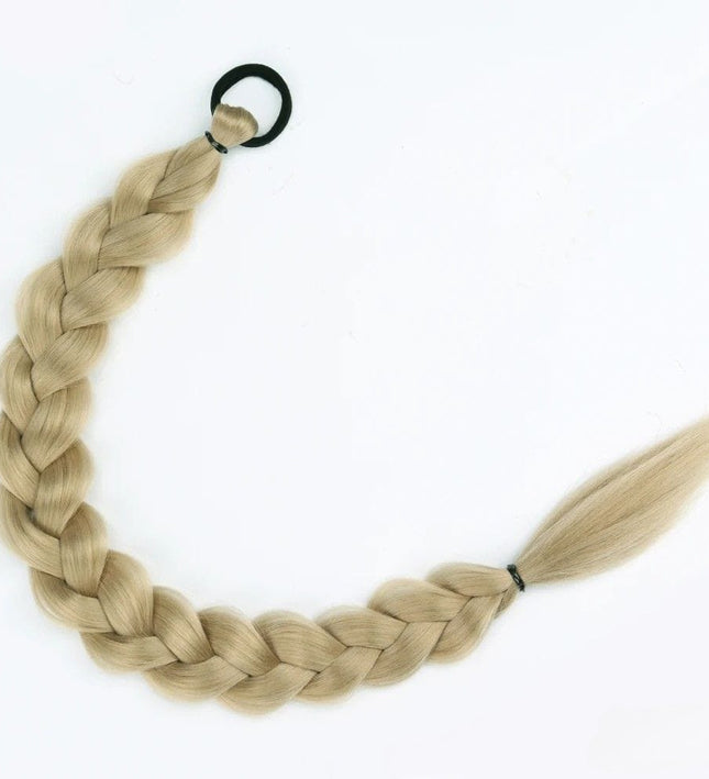 Postiche longue tresse synthétique blonde pour un style chic et moderne