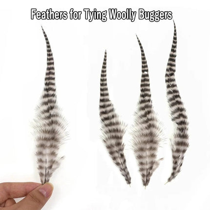 Extensions légères en plumes noires et blanches pour un style unique et naturel