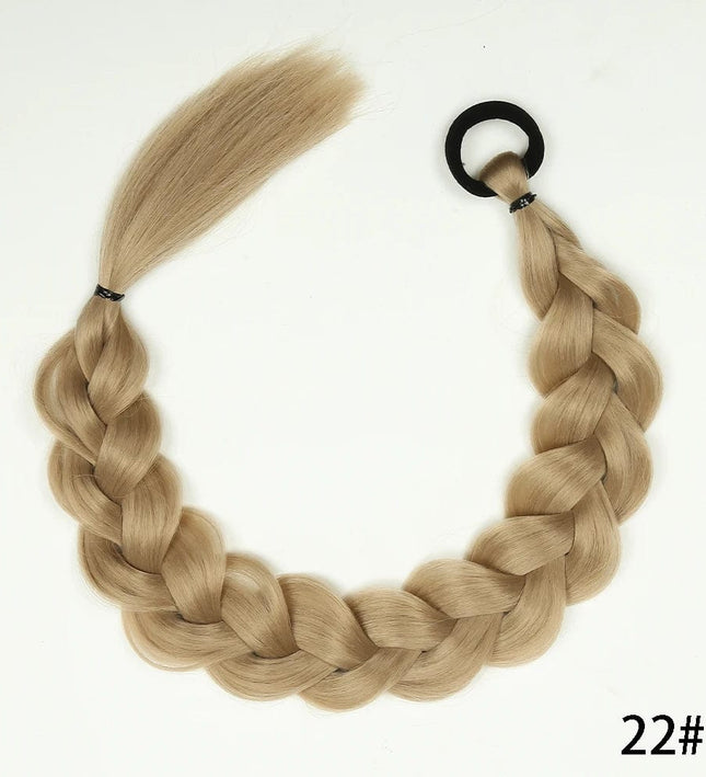 Postiche synthétique blonde tresse africaine longue pour style tendance et moderne