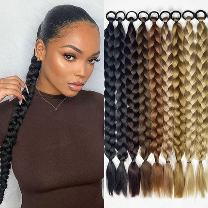 Postiche synthétique longue tresse africaine