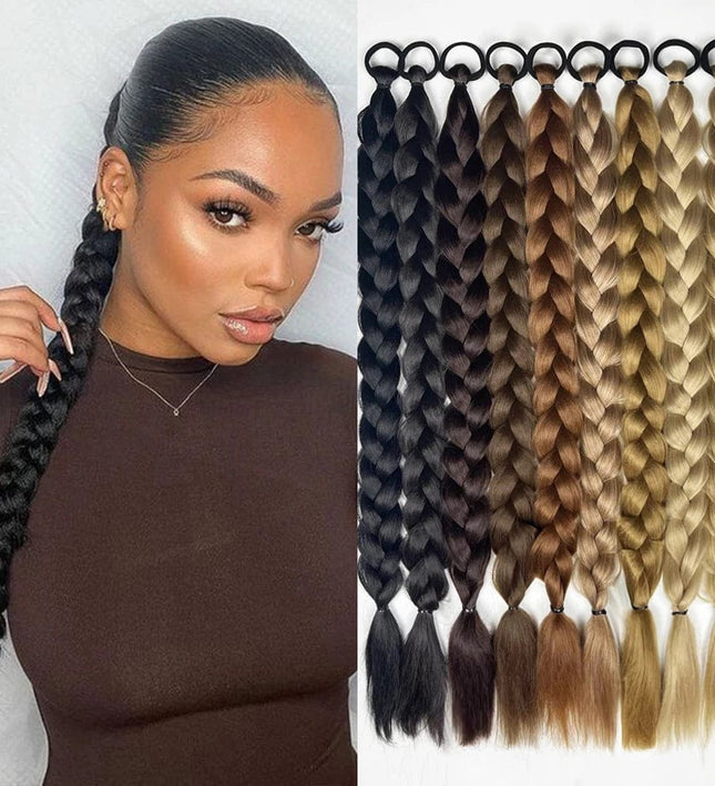 Postiche synthétique longue tresse africaine