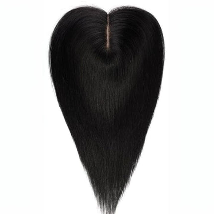 Postiche volumineux clip-in en cheveux naturels noirs pour un style élégant et simple.