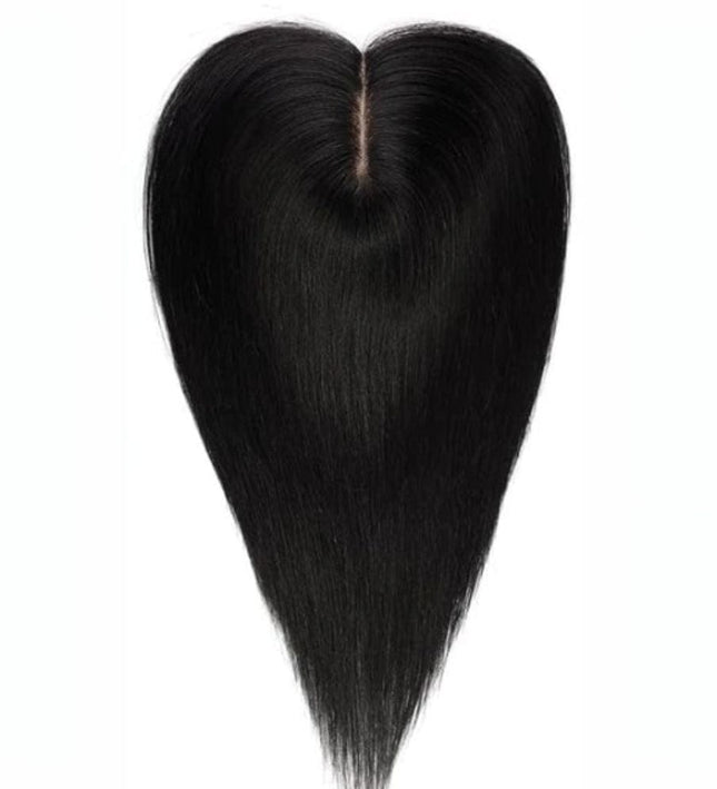 Postiche volumineux clip-in en cheveux naturels noirs pour un style élégant et simple.