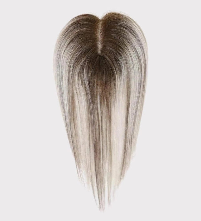 Toupet femme cheveux naturels raide à clip