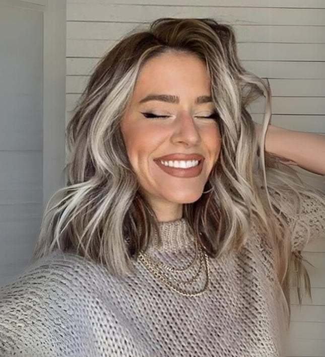 Toupet femme cheveux naturels raide à clip